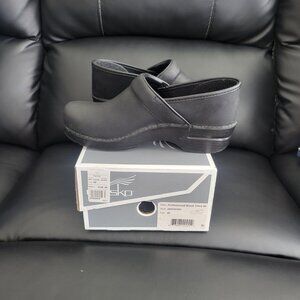 Dansko Clogs sz 40 9 Professional Oiled Black PRO EUC Comfortable Nurse Shoes